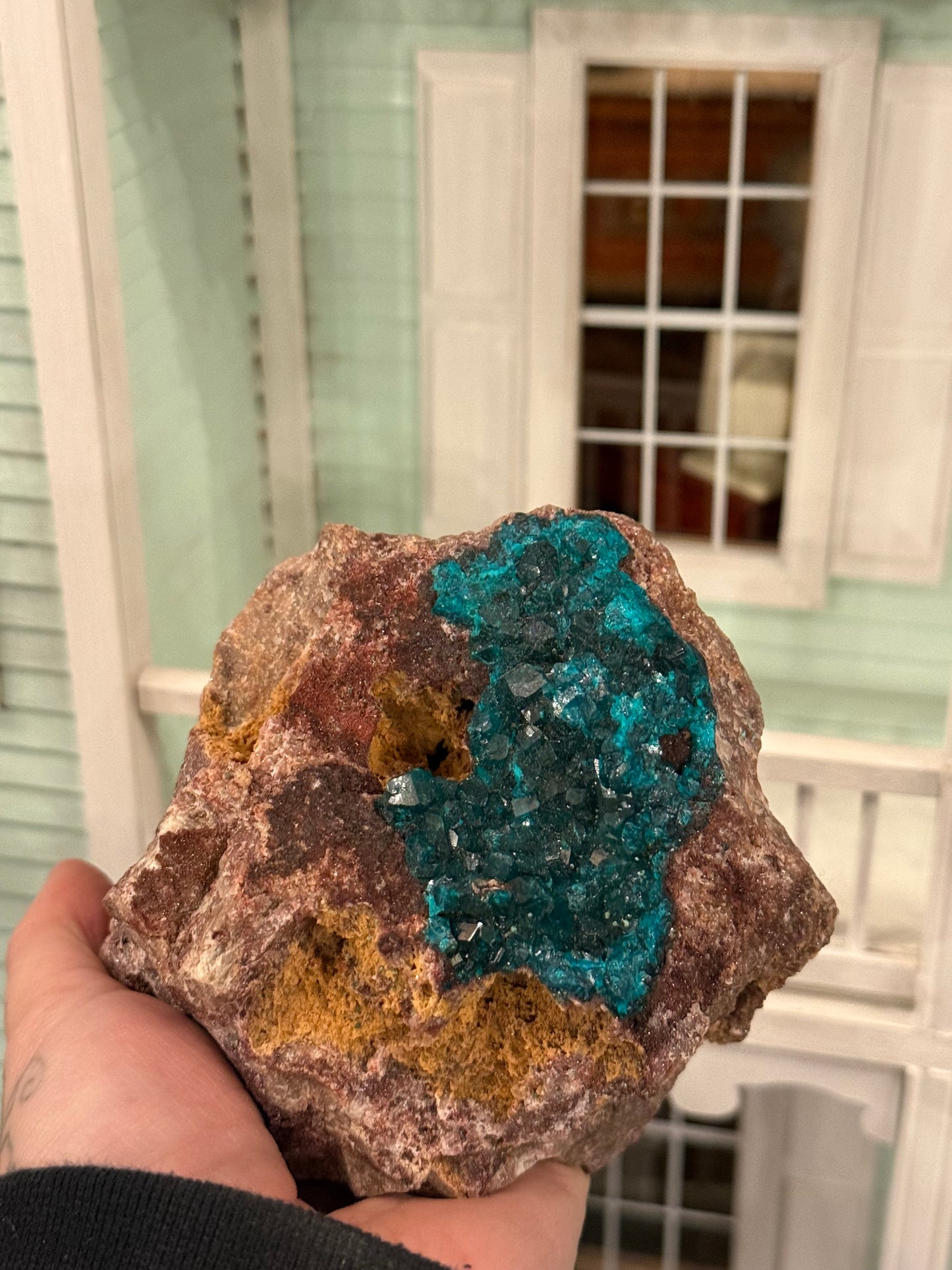 Large dioptase from Congo