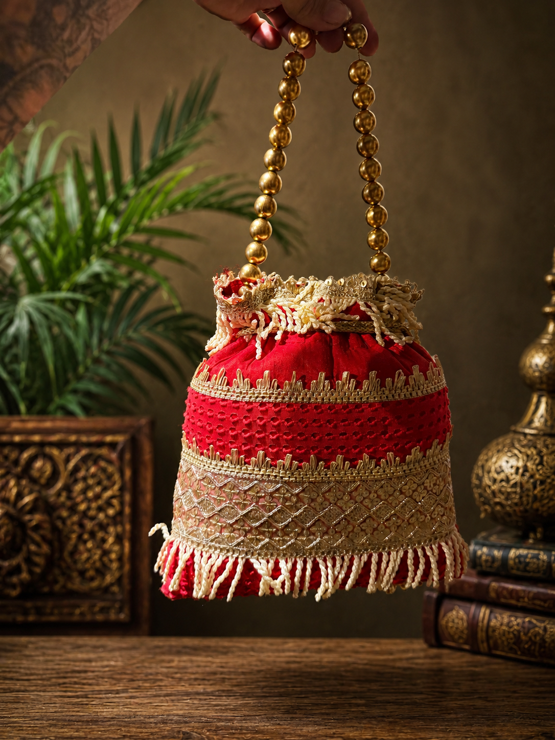 Handmade in India purse
