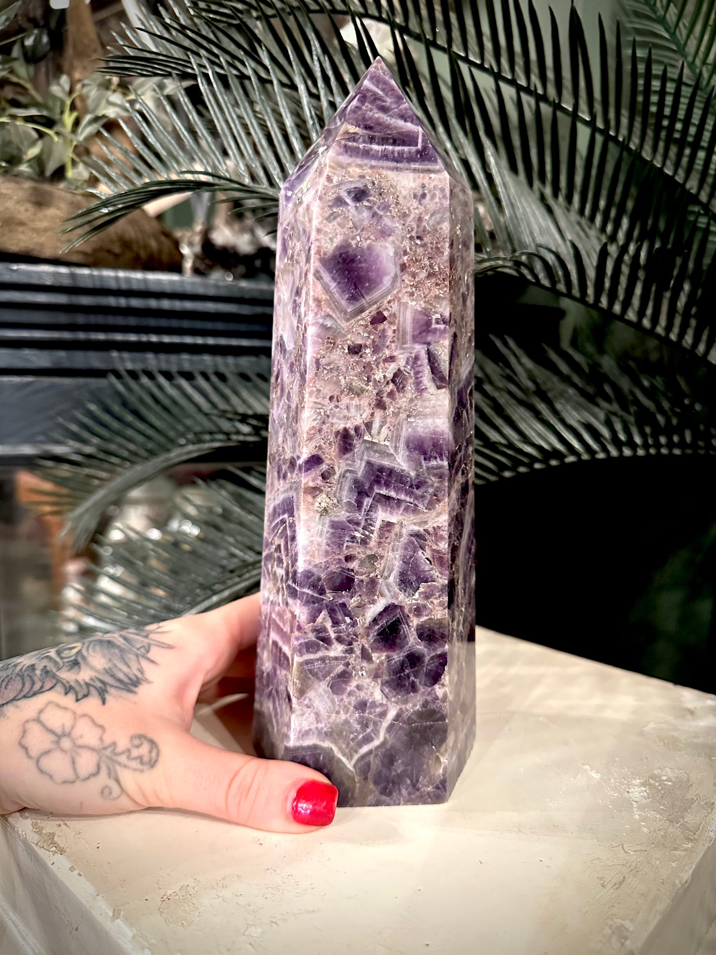 X-Large Amethyst tower