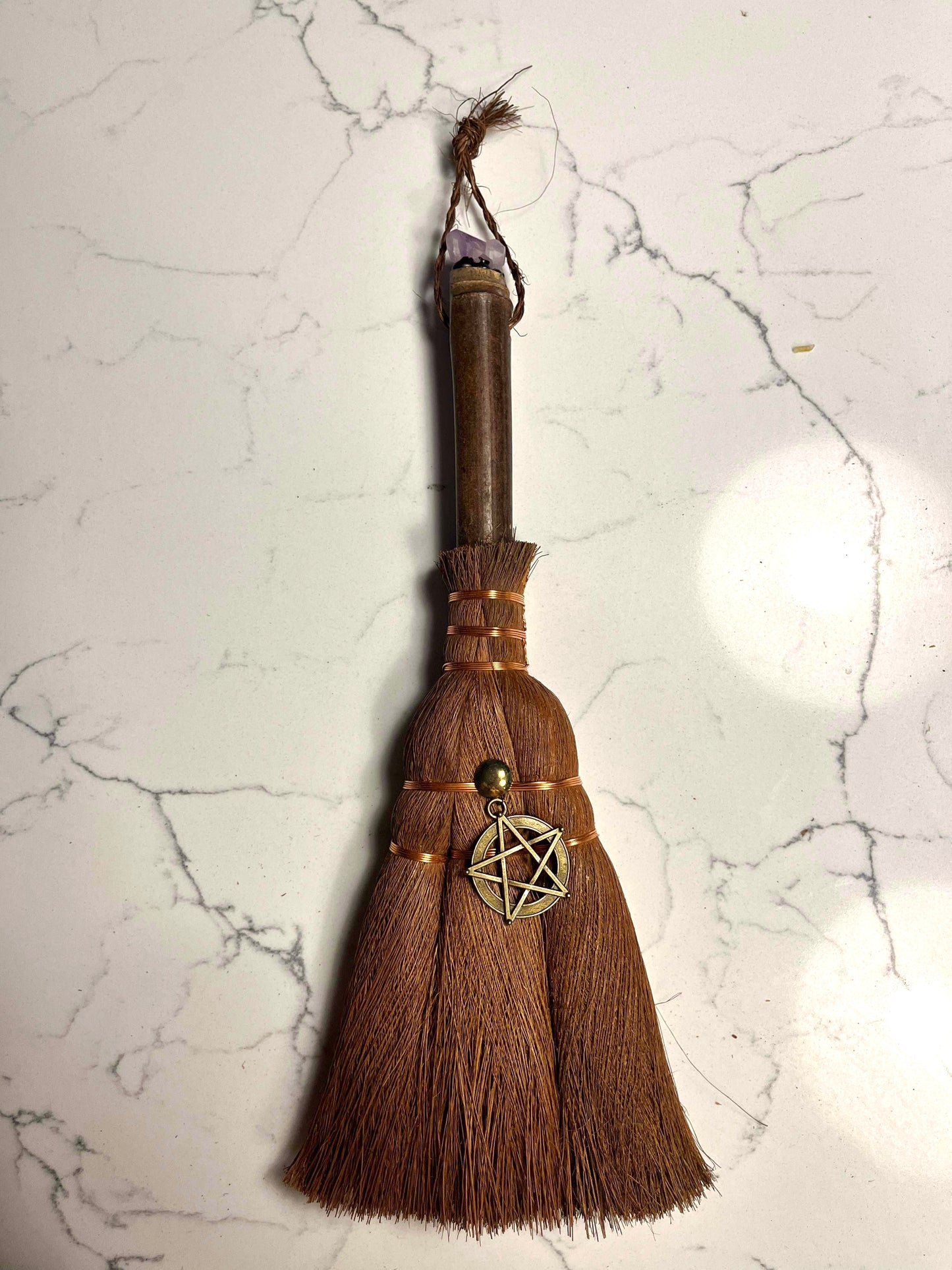 One wall hanging broom