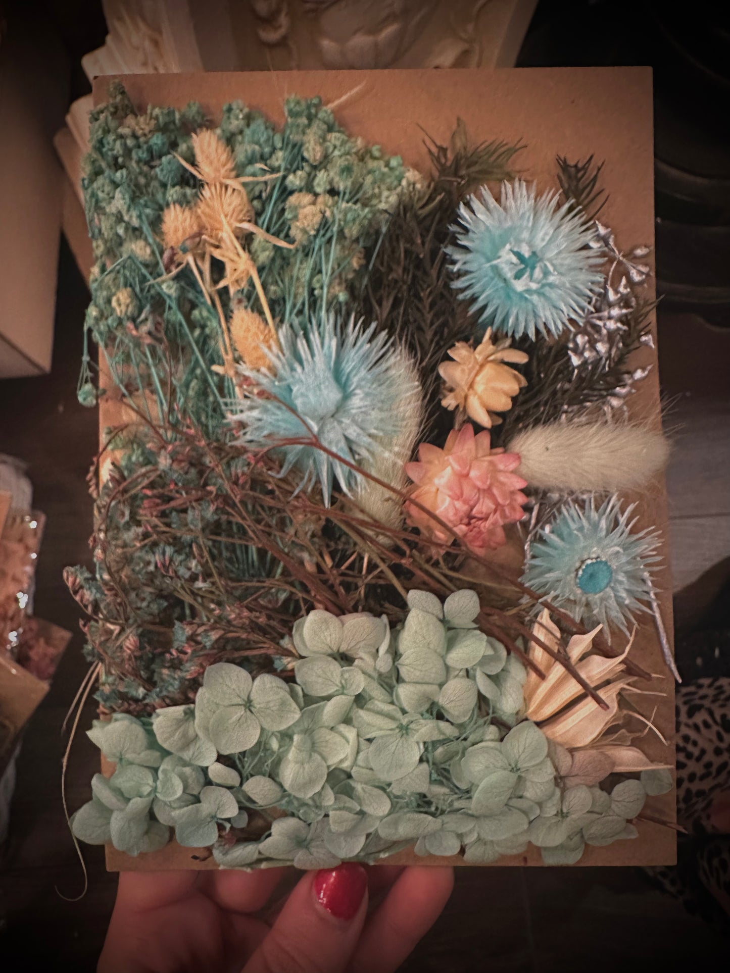 Pack of dried flowers for craft