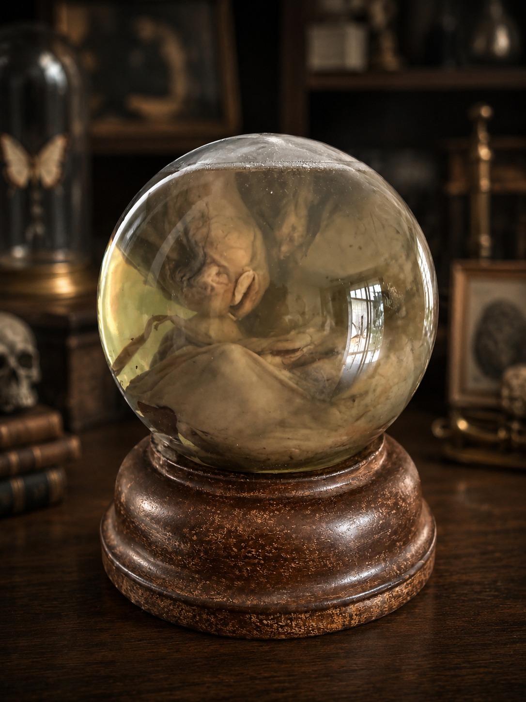 Kitten wet specimen