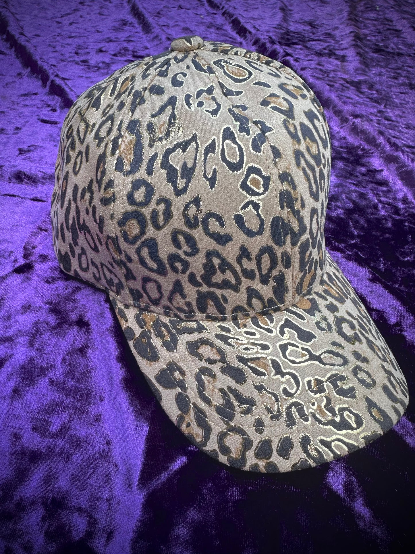 Leopard print hat