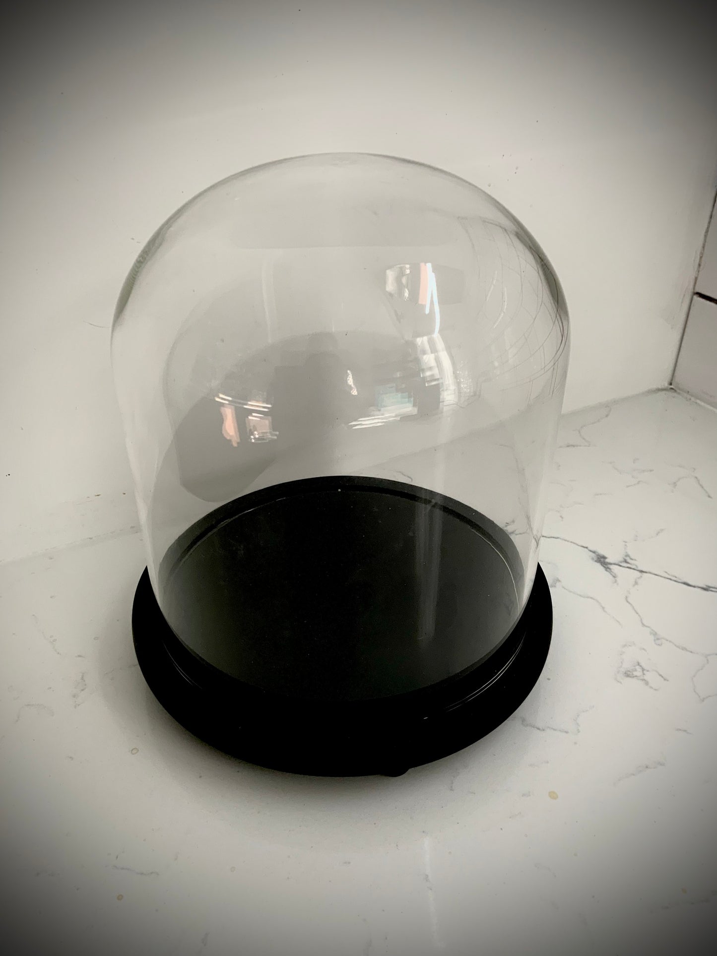 Large glass dome