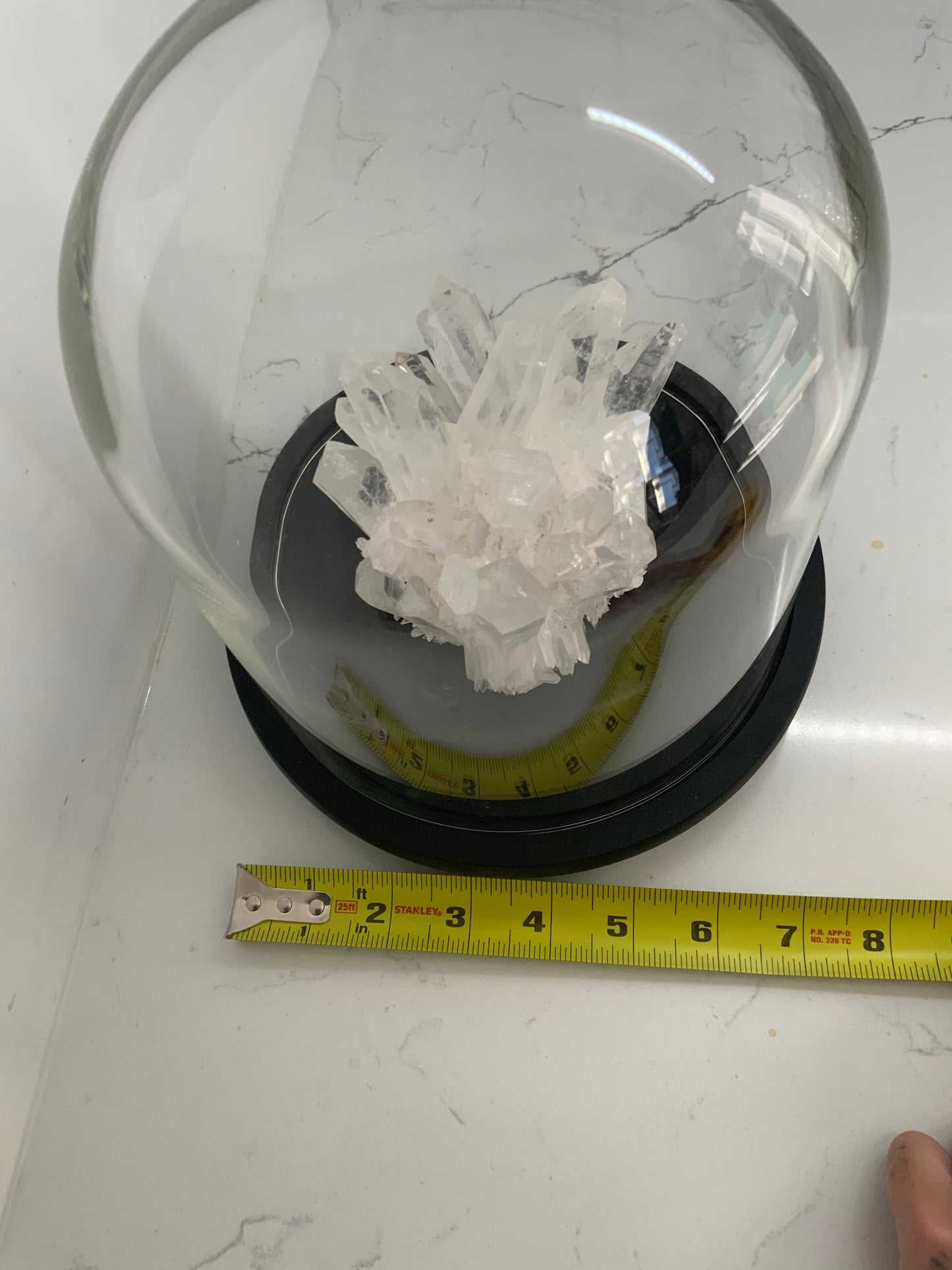 Large glass dome