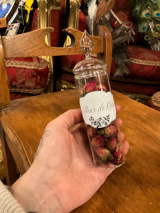 Rose bulb apothecary jar