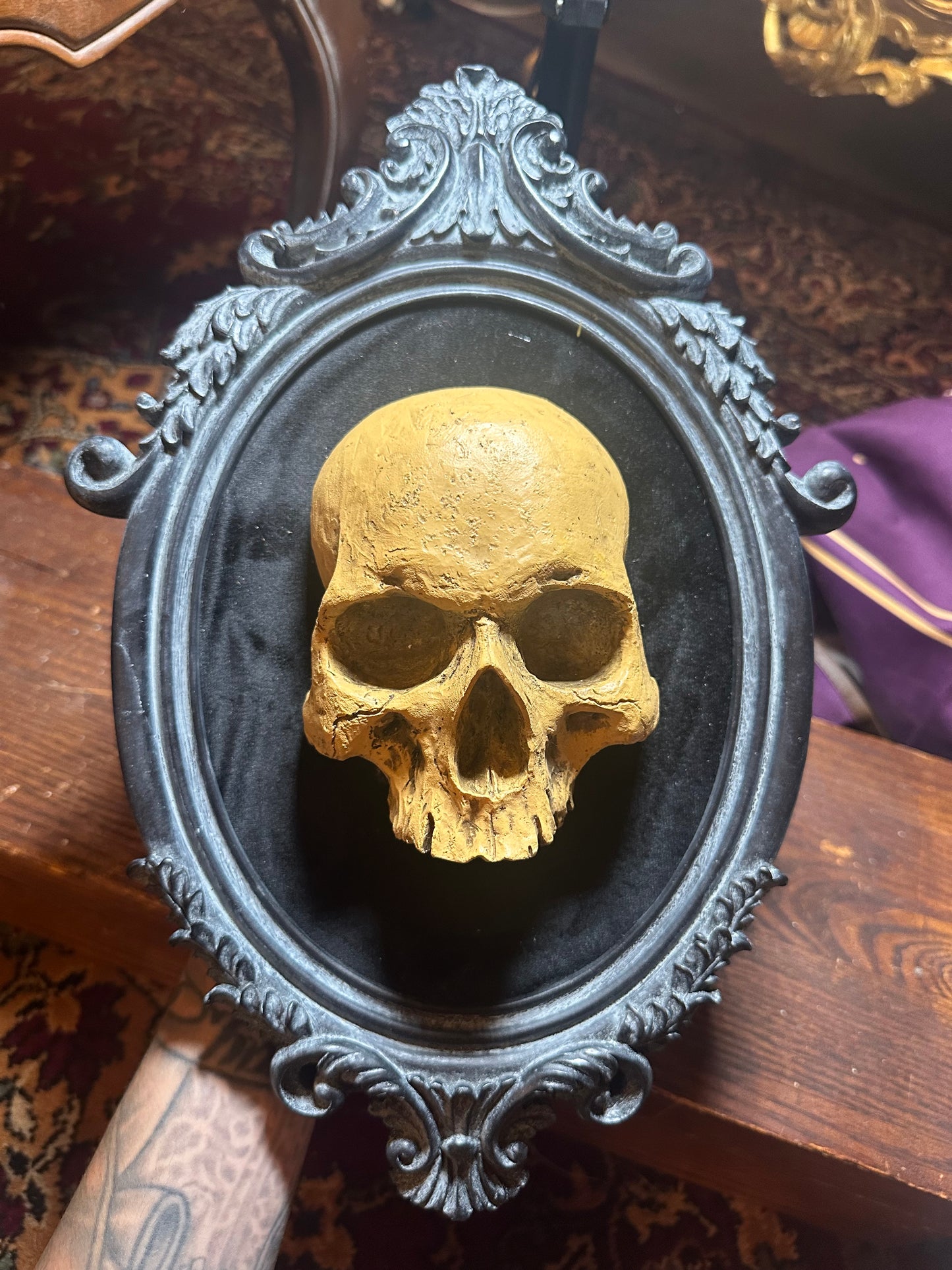 resin skull frame