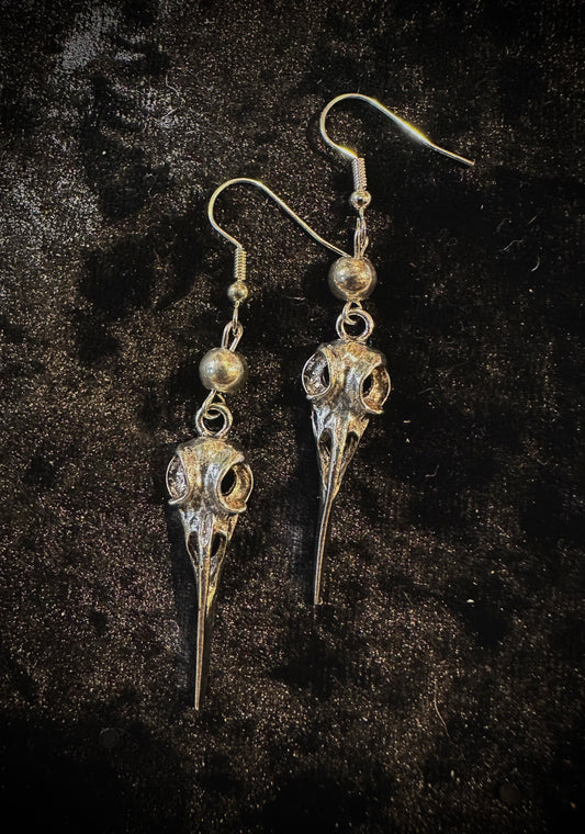 Crow earrings
