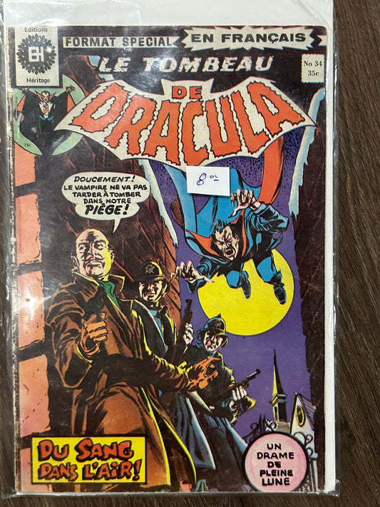 3 vintage Dracula Comics