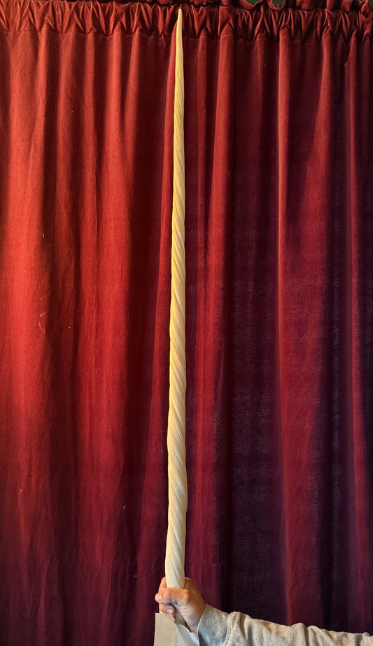 Narwhal tusk with tag