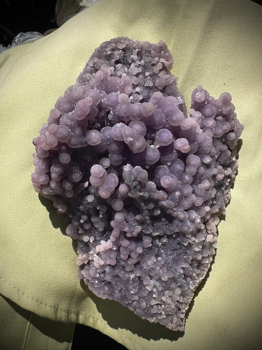 Large grape agate specimen