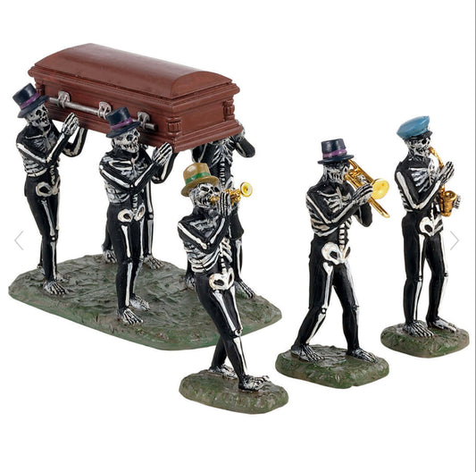 Jazz funeral figurine set