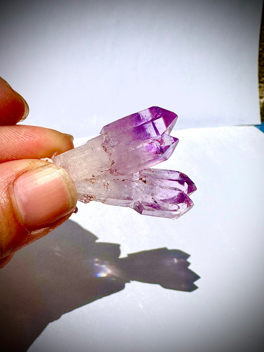 Vers Cruz amethyst septer cluster