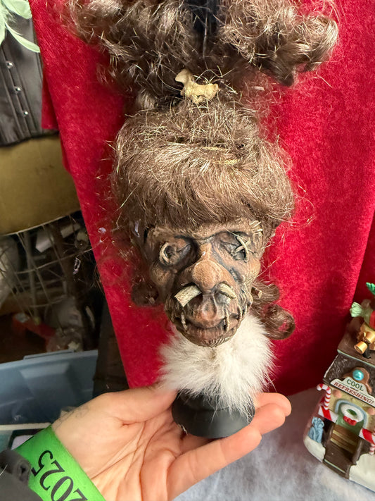 Hand made shrunken head