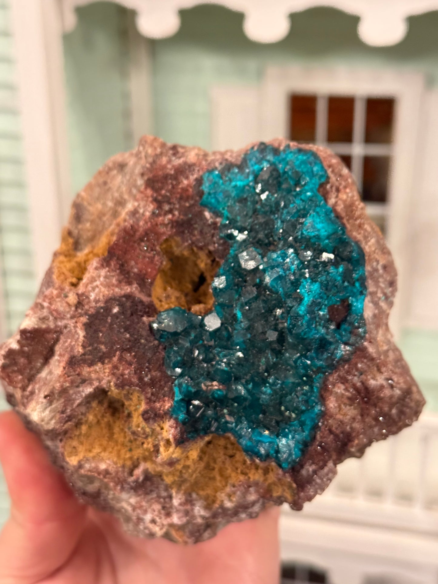 Large dioptase from Congo