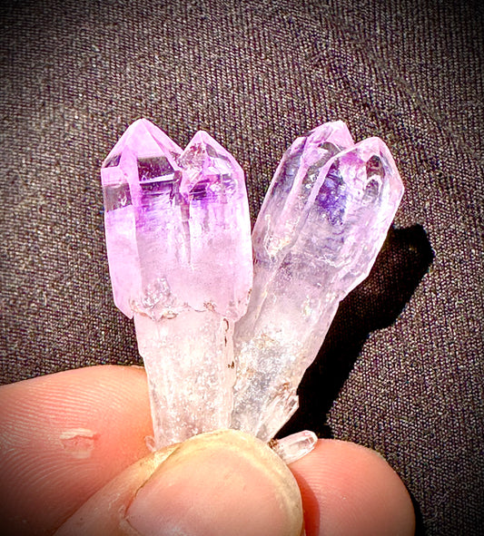 Vers Cruz amethyst septer cluster