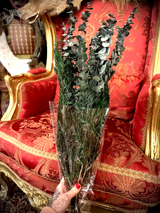Dried eucalyptus bouquet