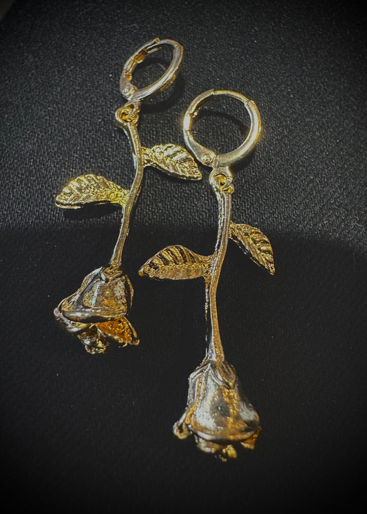 Roses earrings