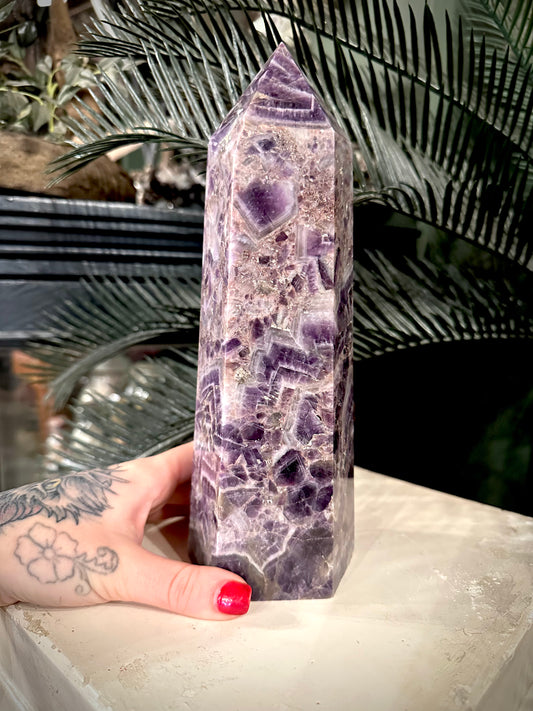 X-Large Amethyst tower