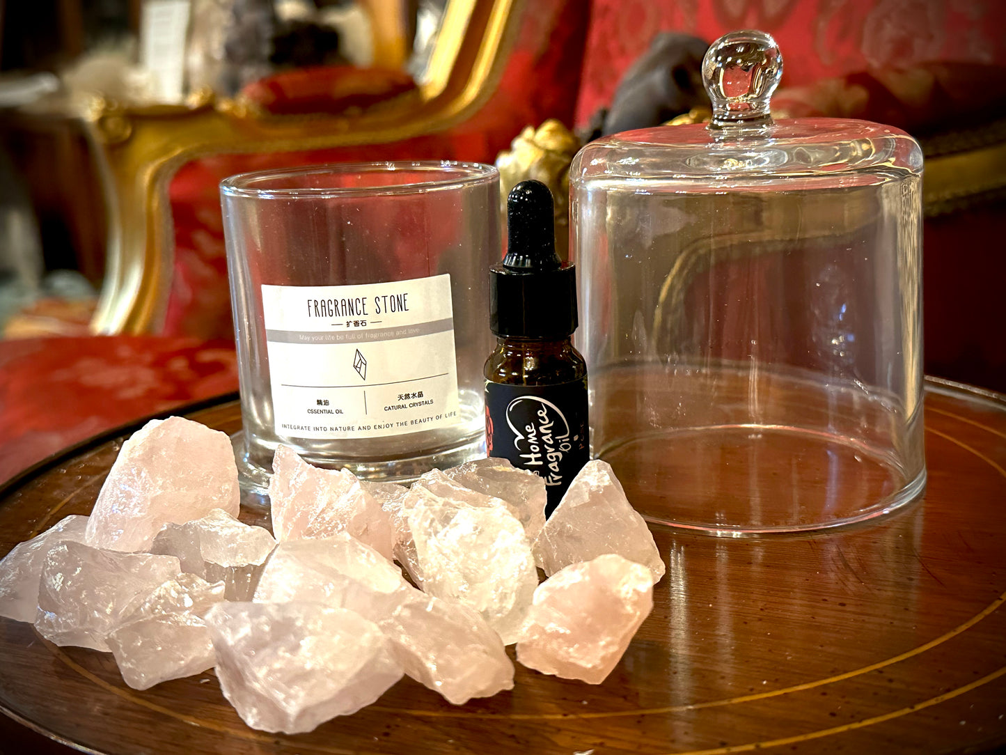 Aromatherapy essantial oil & stone set