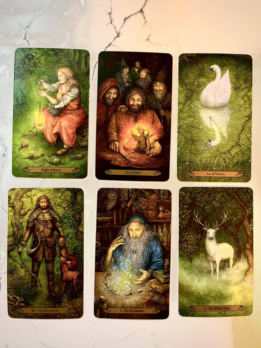 Enchanted forest tarot deck