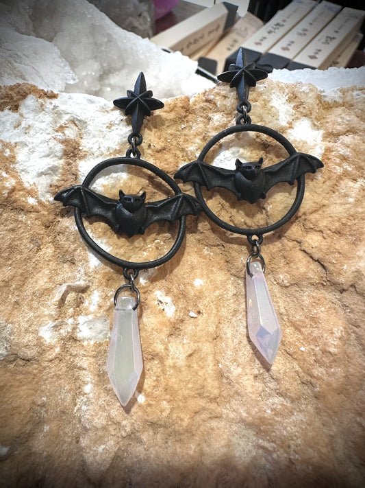 Bat earrings