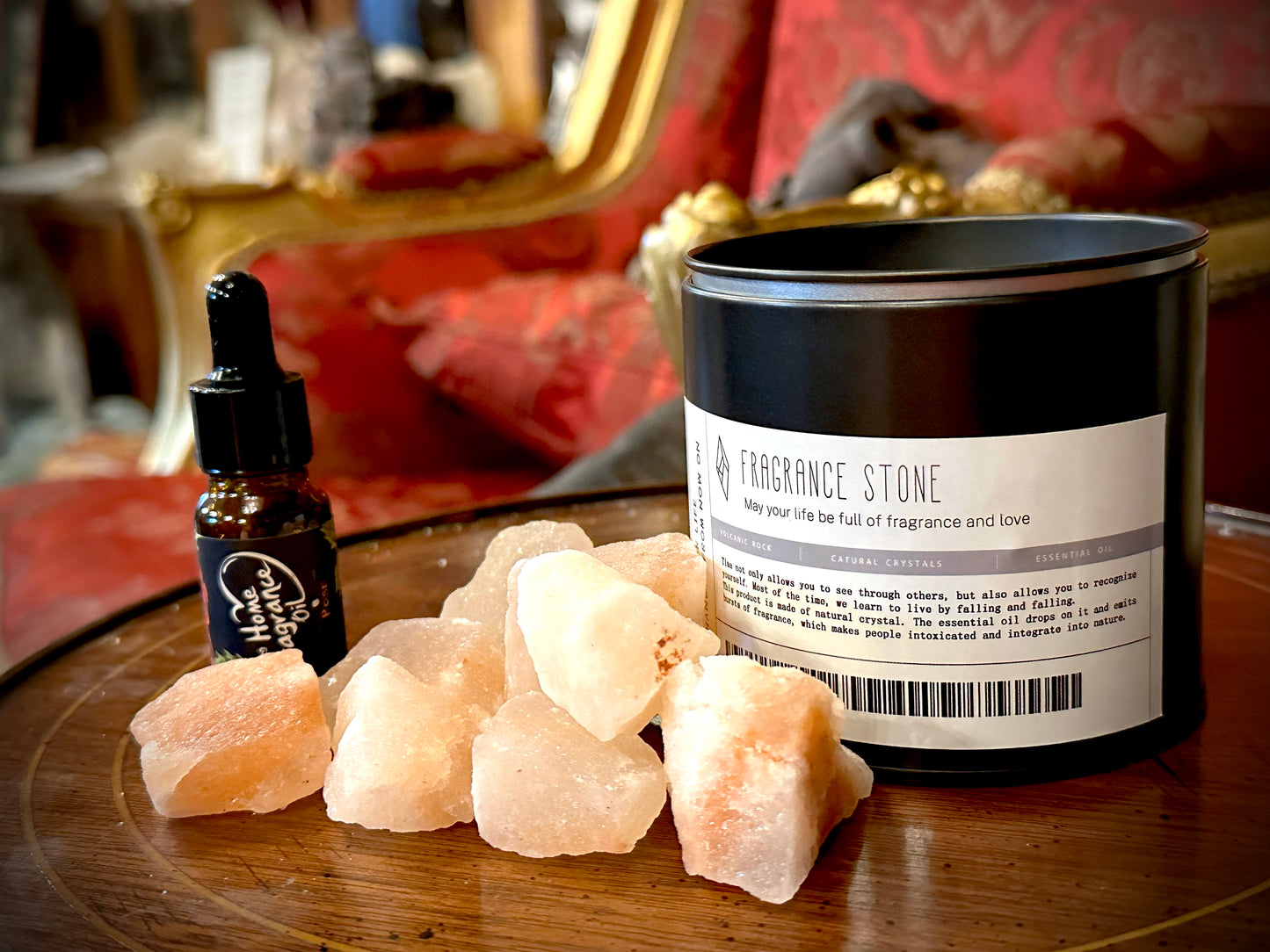 Aromatherapy stone & oil kit