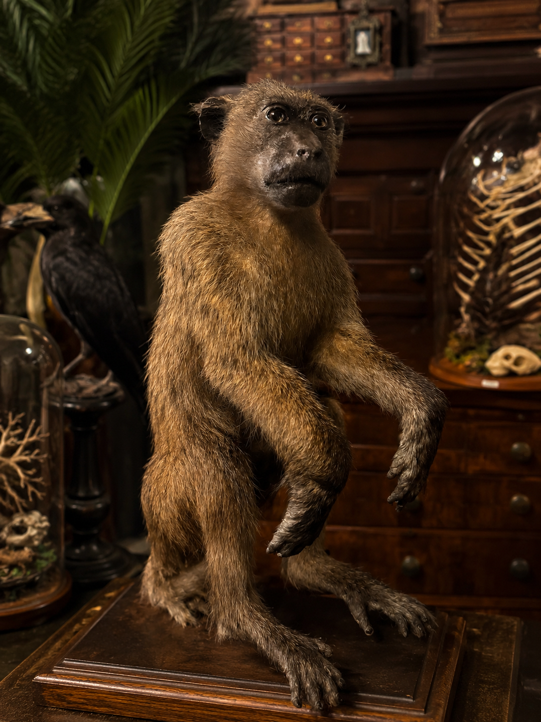Juvenil baboon Taxidermy