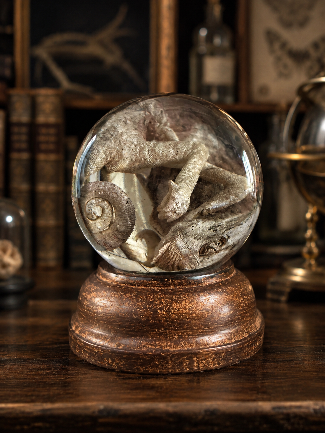 Chameleon wet specimen
