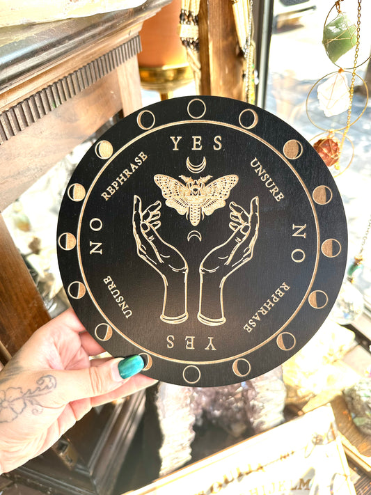 Tarot reading wooden mat