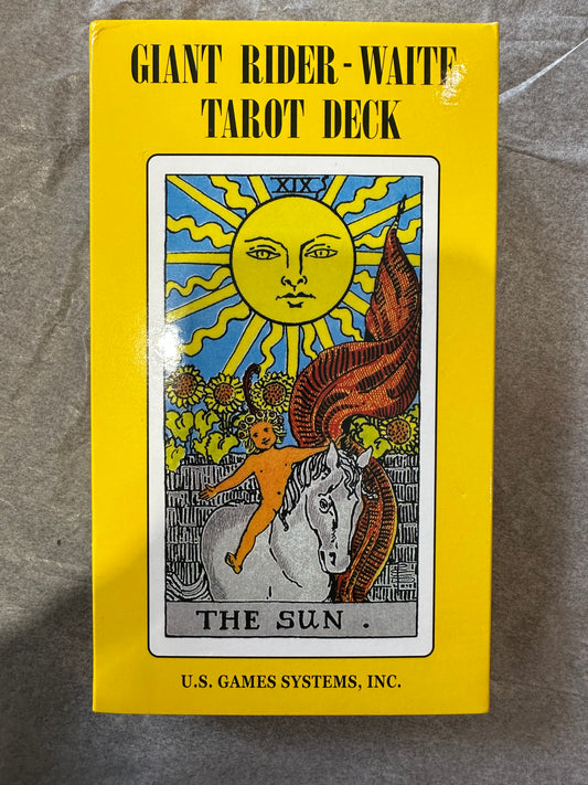 Giant rider tarot deck