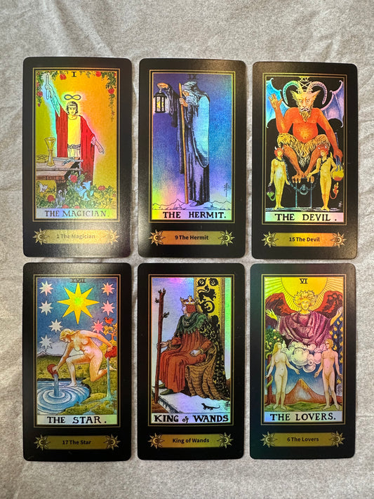 AE Waite tarot iridescent
