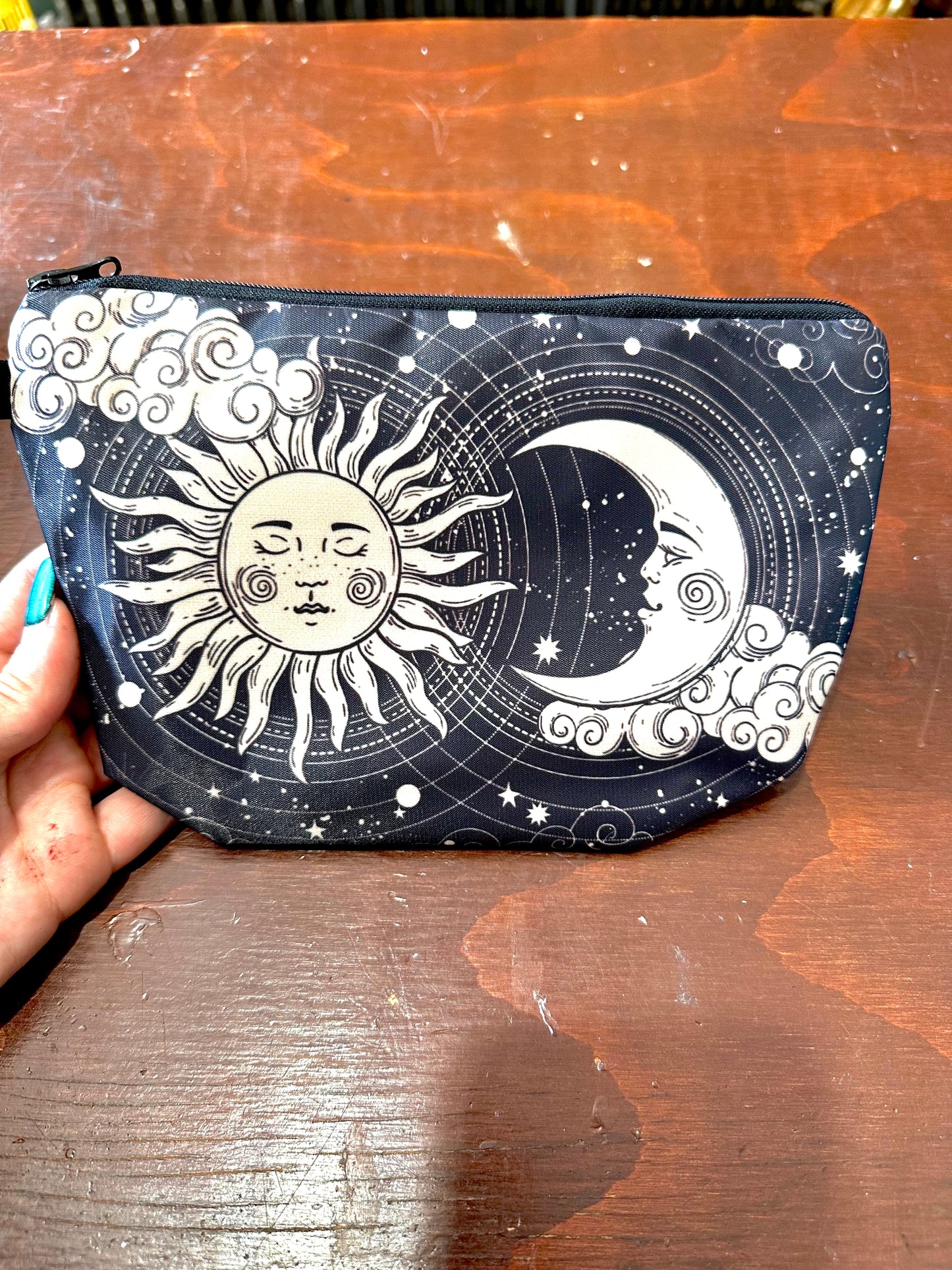 Moon & sun pouch
