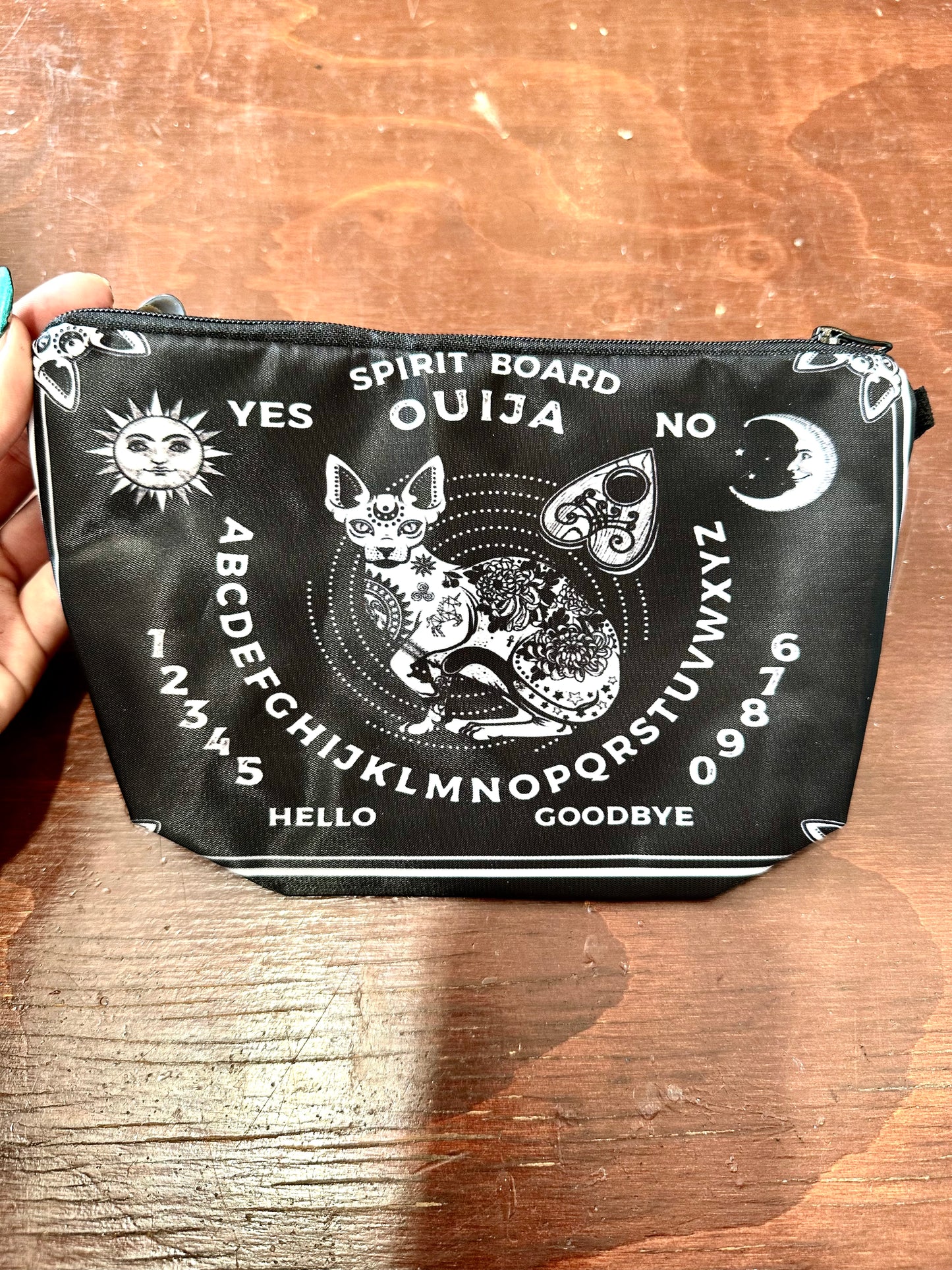 Ouija & sphynx pouch