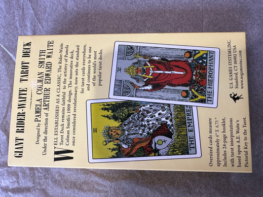 Giant rider tarot deck