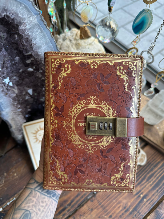 Secret notebook with lock