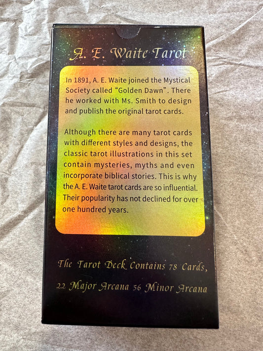 AE Waite tarot iridescent