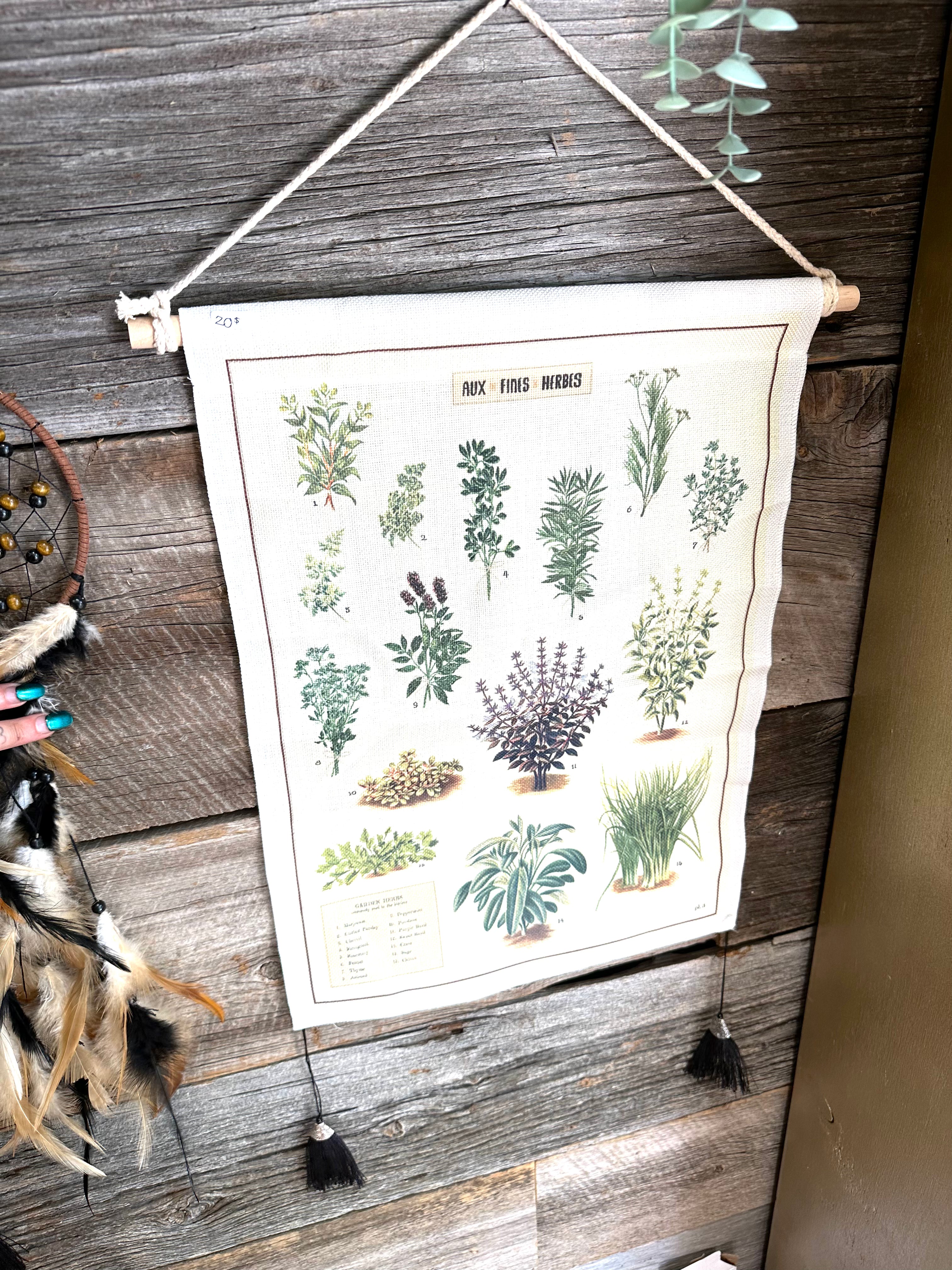 Fine herbs Fabric. chart – Tocb-mtl