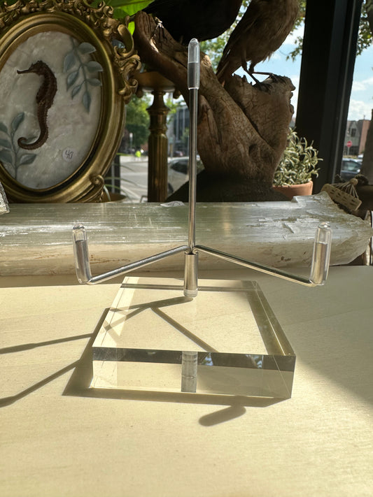 Acrylic crystal base 10x10 cm