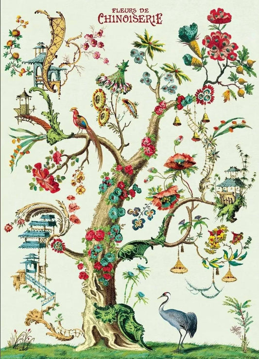 Chinoiserie print 19x27